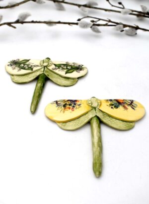 Dragonfly Lemon Wildflowers - Kirsty Gardiner