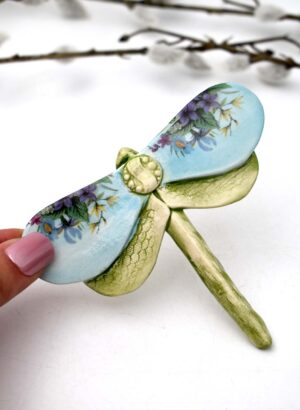 Blue Wildflower Dragonfly - Kirsty Gardiner