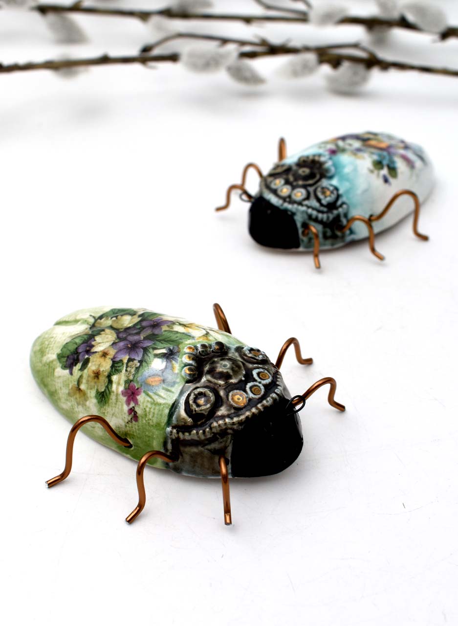 Apollo Beetle Green - Kirsty Gardiner