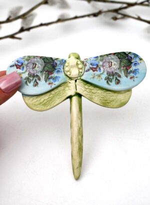Dragonfly Blue Wildflowers - Kirsty Gardiner