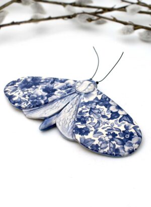 Blue Flowers Moth - Kirsty Gardiner