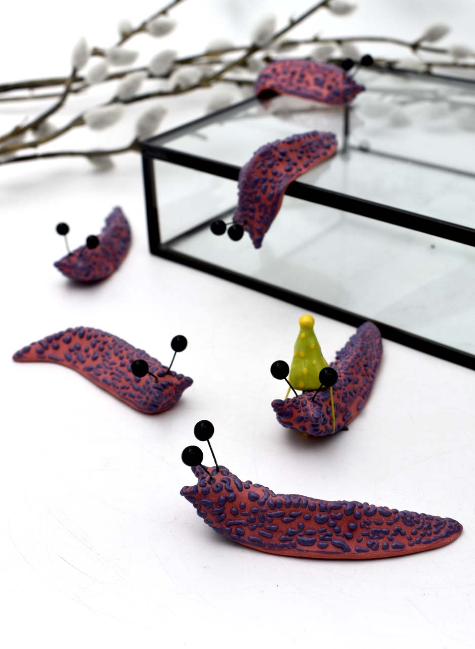 Fruity Shelf Slug (Pink) - Lava Ceramics - Image 2
