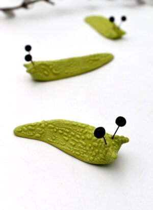 Fruity Flat Slug (Green) - Lava Ceramics