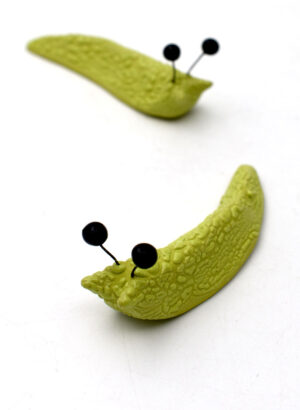 Fruity Flat Slug (Green) - Lava Ceramics