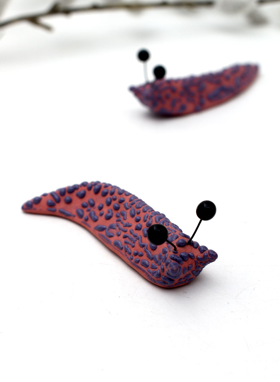Fruity Flat Slug (Pink) - Lava Ceramics