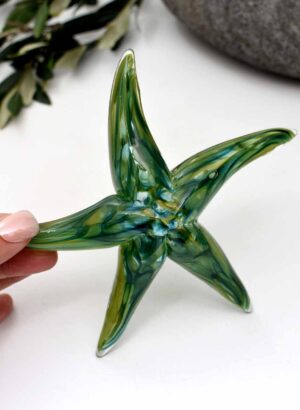 Seaweed Green Starfish - Michelle Weston