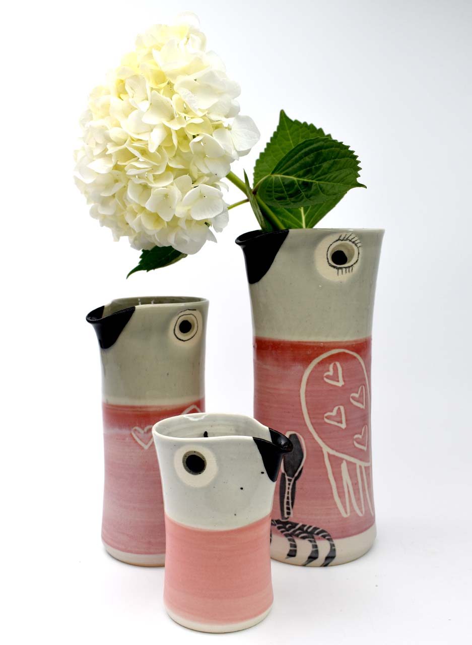 Aroha, Love Bird Jug (Small) - Kairava Gullatz