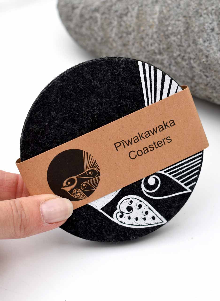 Piwakawaka Coasters - Jo Luping - Image 2