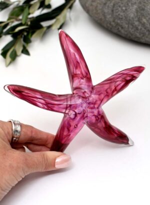 Wine red Starfish - Michelle Weston