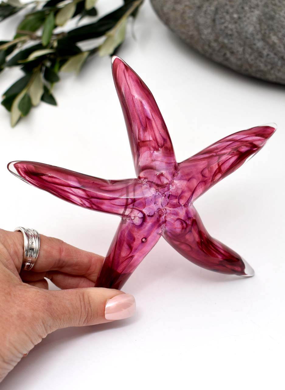 Wine red Starfish - Michelle Weston