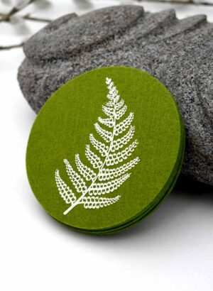 Silver Fern Coasters - Jo Luping