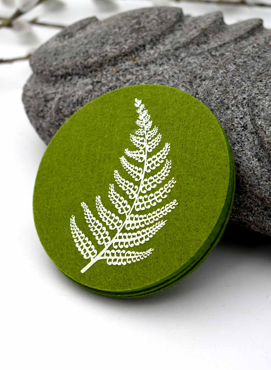Silver Fern Coasters - Jo Luping
