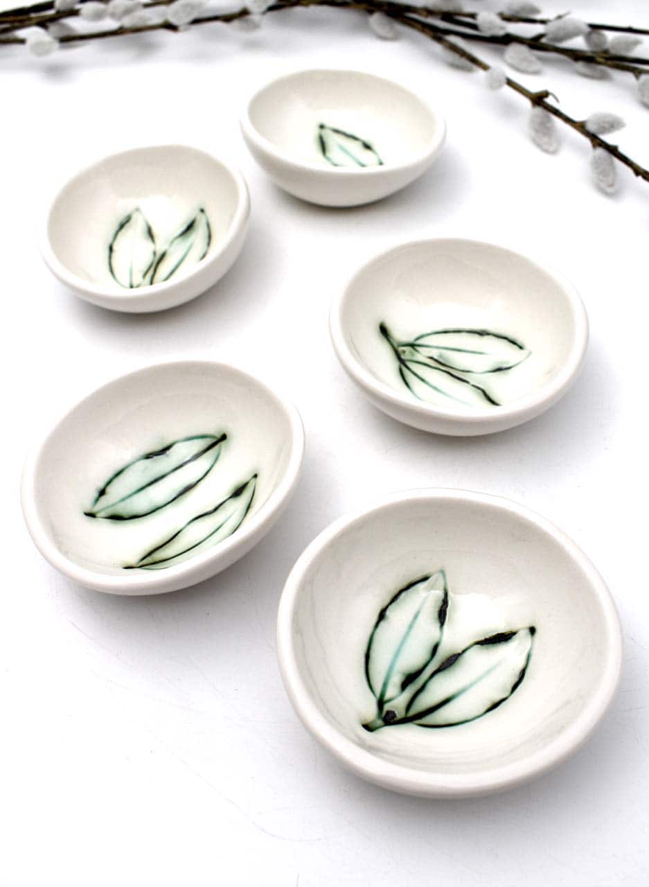 Leaf Ring Dish (Pohutukawa) - Michelle Bow