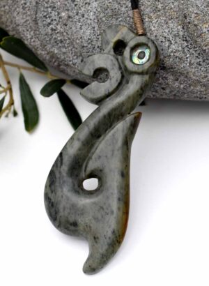 Hei Matau with Manaia Nelson Pounamu - by Simon Burton