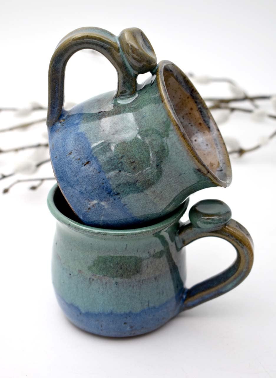 Blue Green Mug - Fiona McLeod