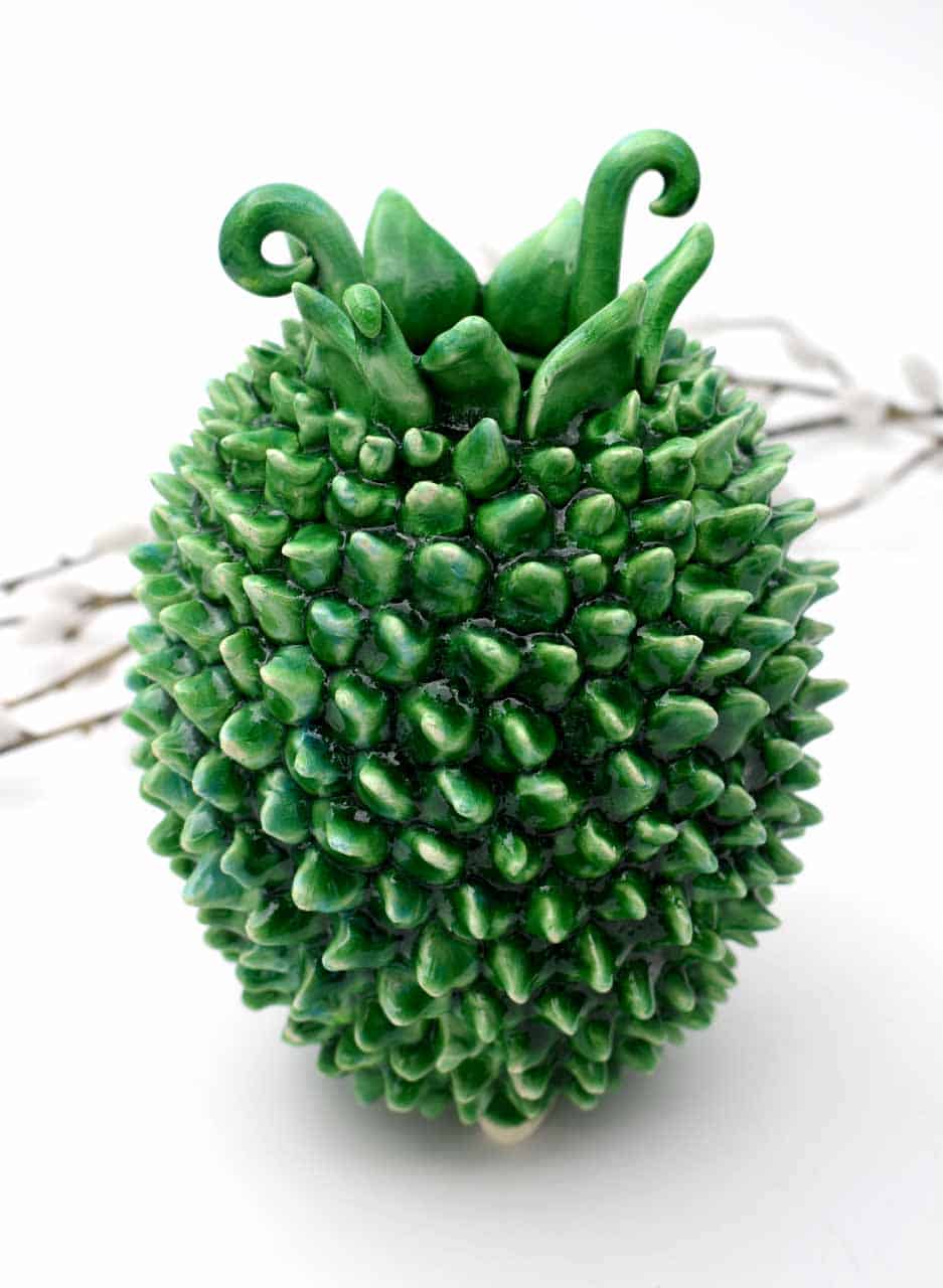 Spikey Green Pot - Maria Brockhill