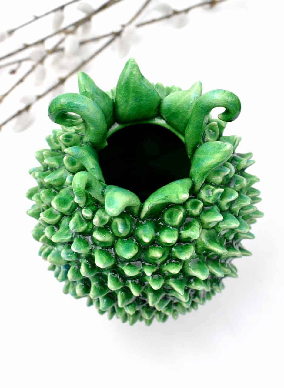 Spikey Green Pot - Maria Brockhill - Image 4