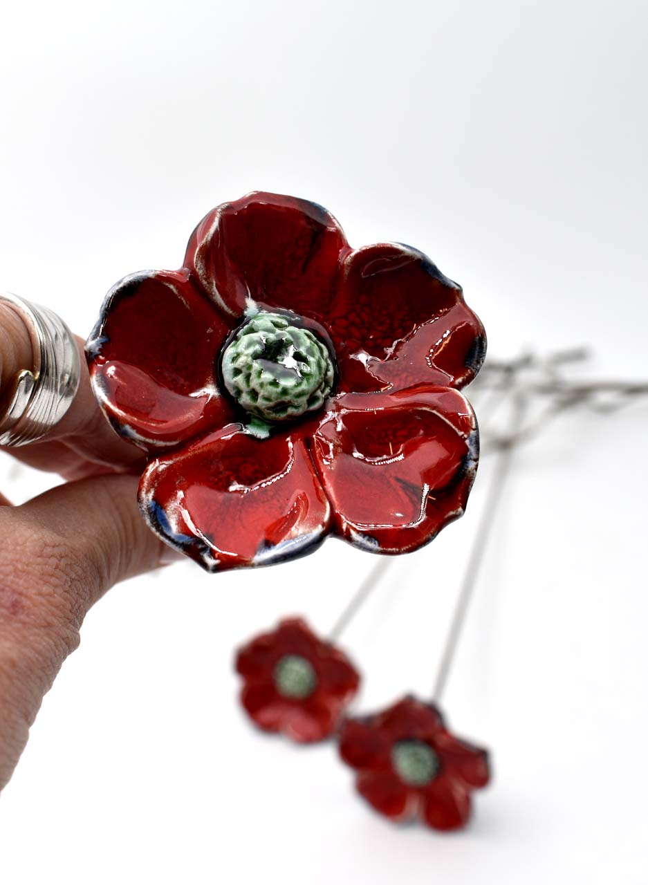 Red Flower - Maria Brockhill - Image 2