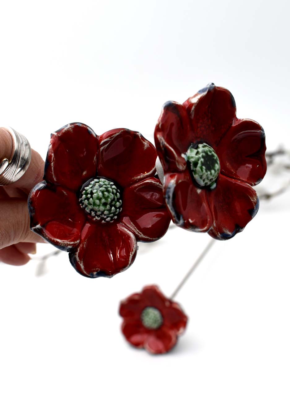 Red Flower - Maria Brockhill - Image 3