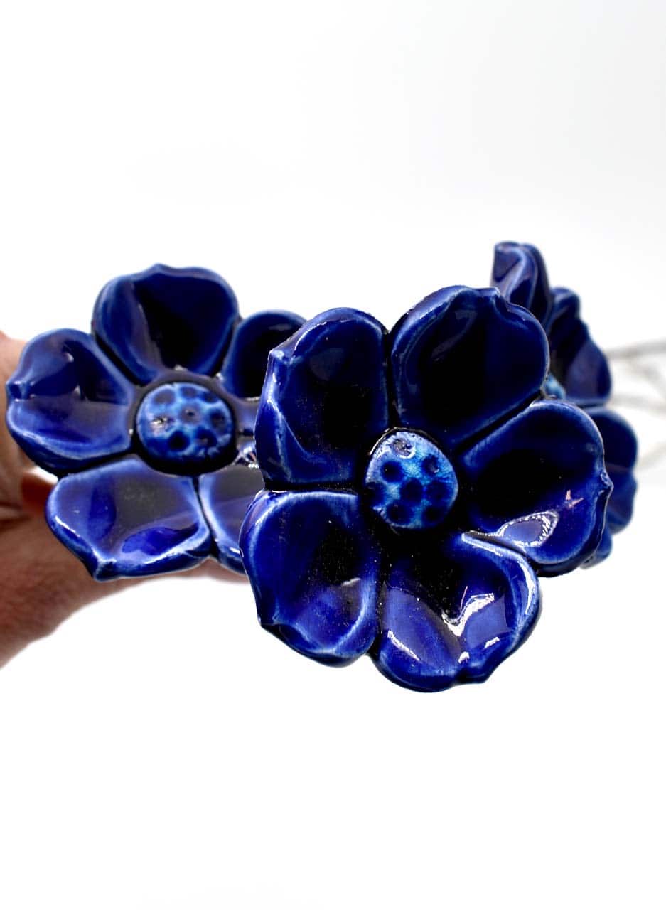 Dark Blue Flower - Maria Brockhill - Image 4