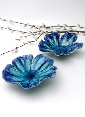 Hibiscus Bowl (Ocean Blues) - Muddy Fingers