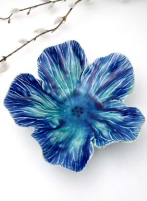 Hibiscus Bowl (Ocean Blues) - Muddy Fingers