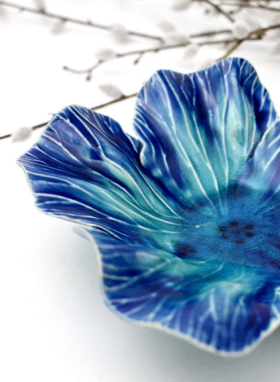 Hibiscus Bowl (Ocean Blues) - Muddy Fingers - Image 3