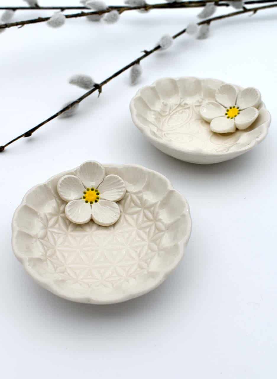 Flower Detail Trinket Dish - Michelle Bow - Image 2