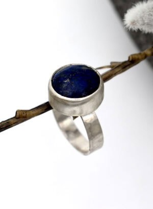 Lapis Lazuli Silver Ring - Dominique Crikemans
