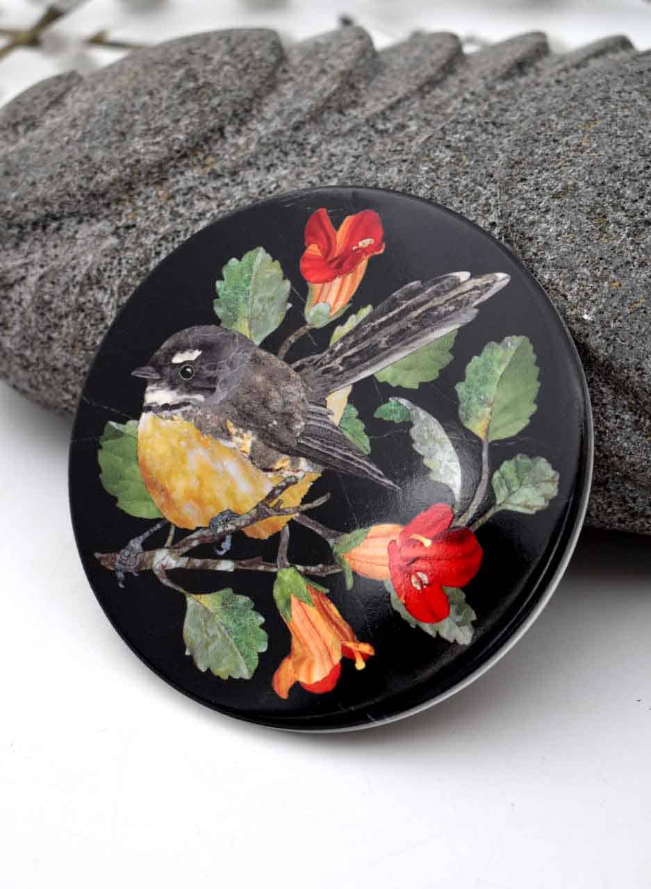 Pietra Dura - Fantail (Coaster) - Tanya Wolfkamp - Image 2