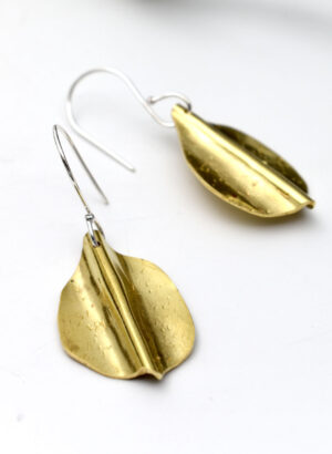 Pōhutukawa Leaf Earrings- Dominique Crikemans