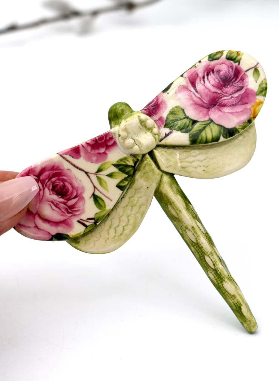 Pink Rose Dragonfly - Kirsty Gardiner - Image 2