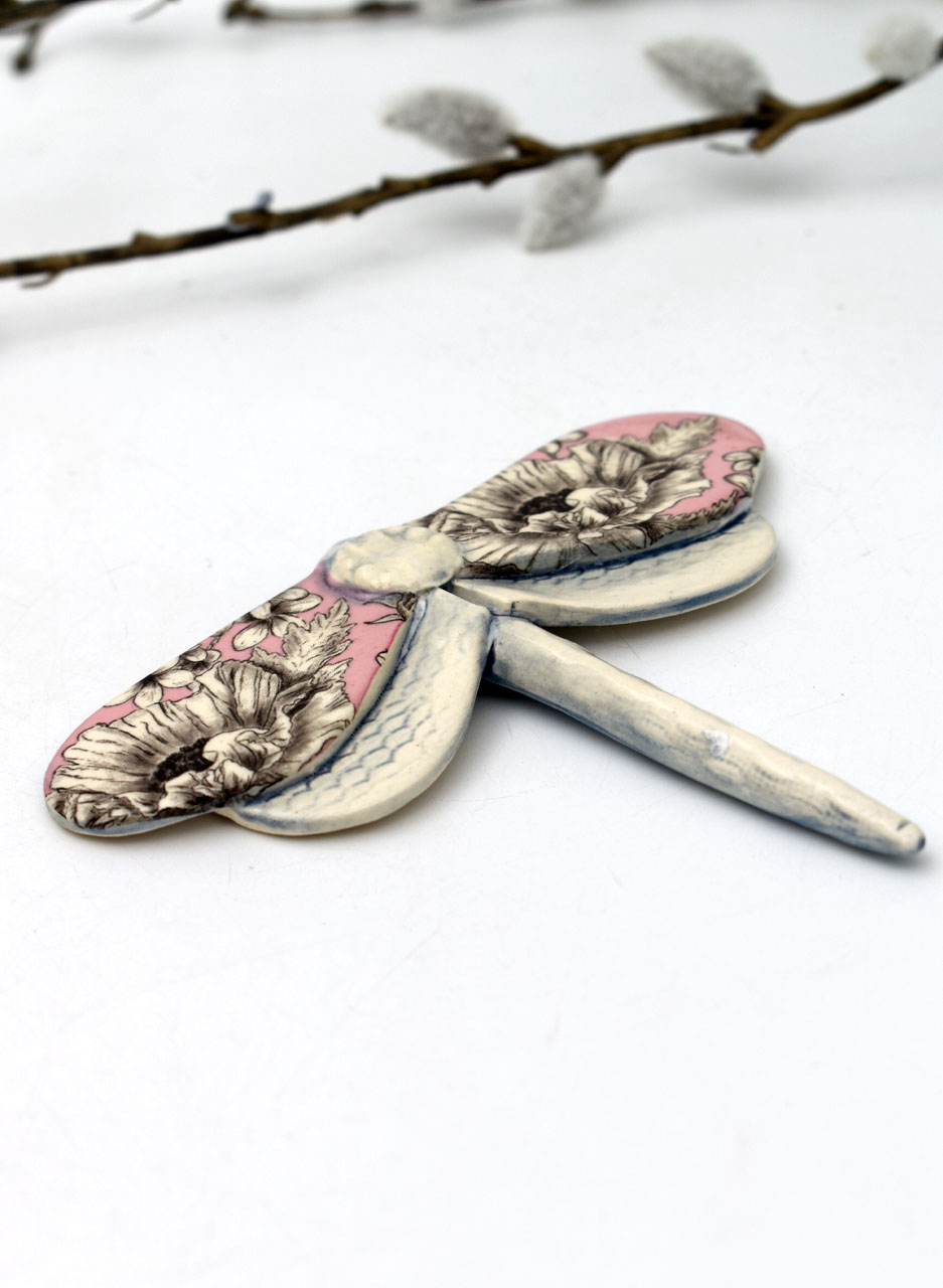 Dragonfly Soft Pink - Kirsty Gardiner - Image 2