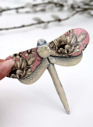 Dragonfly Soft Pink - Kirsty Gardiner
