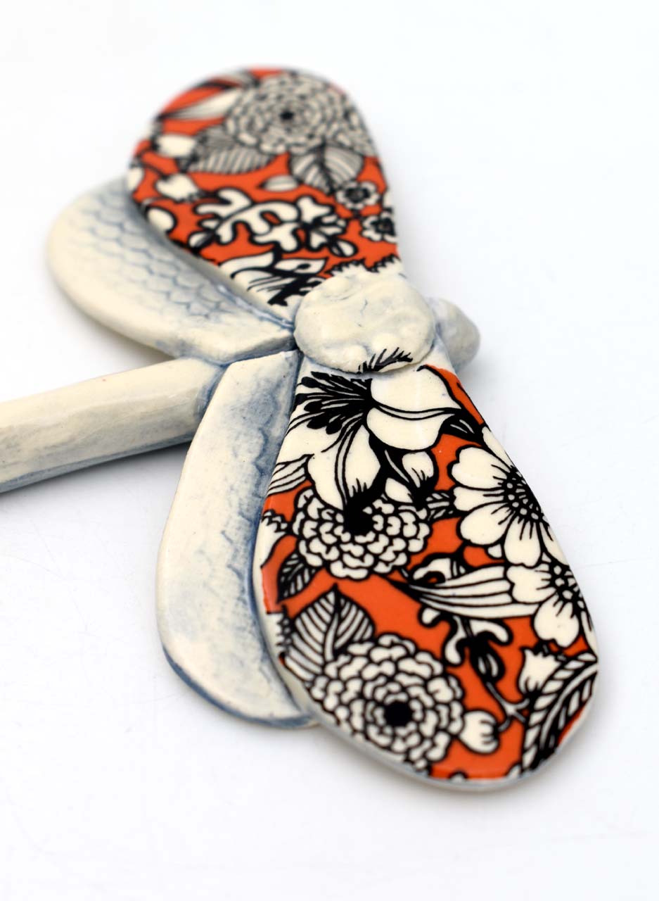 Dragonfly Retro Orange - Kirsty Gardiner - Image 2