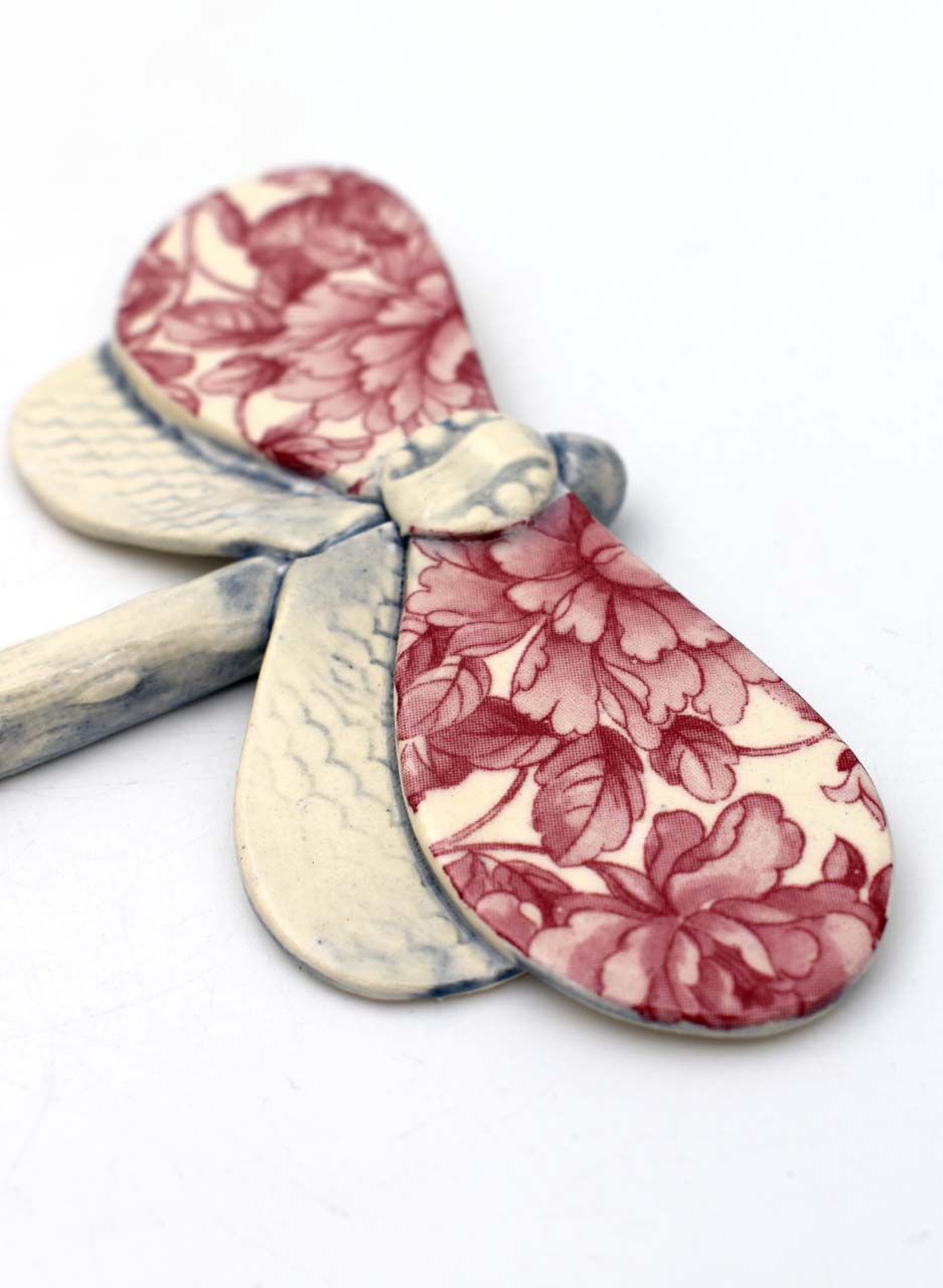Dragonfly Red Flowers - Kirsty Gardiner - Image 3