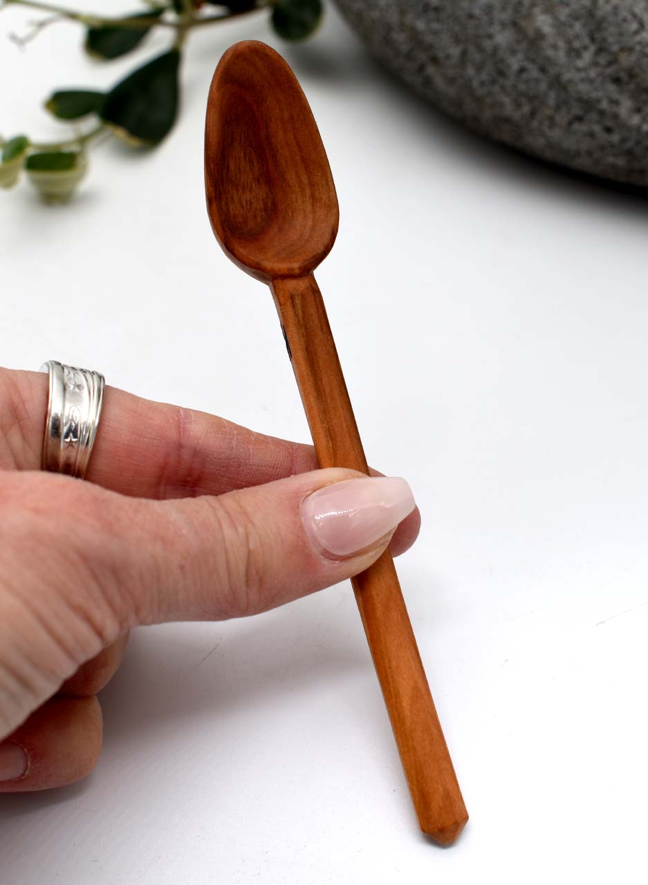 Silver Beech Teaspoon from Te Awamutu - Jeff Fryett - Image 2