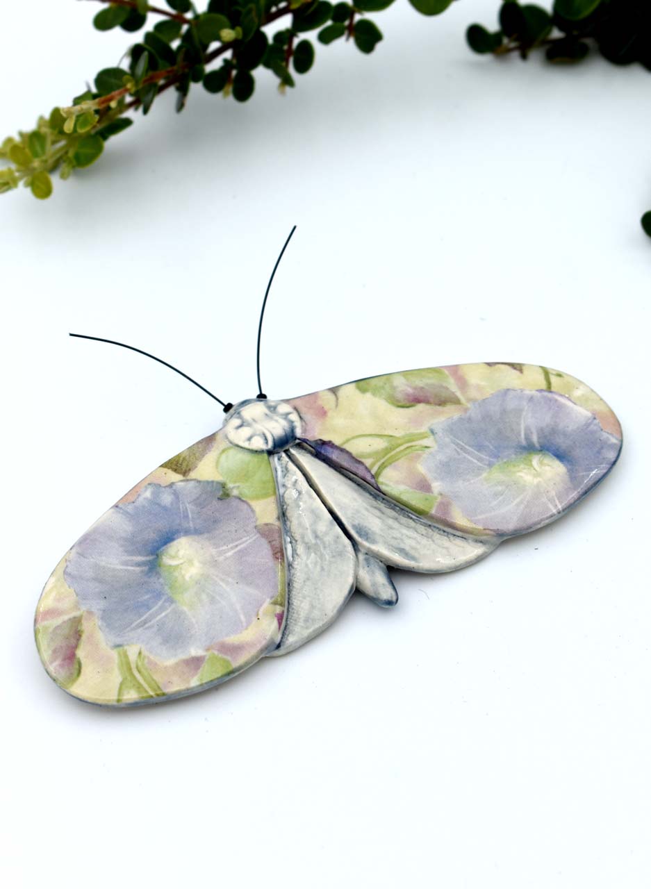 Soft Lilic Flower Moth - Kirsty Gardiner