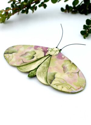Soft Green /Lilac Flower Moth - Kirsty Gardiner