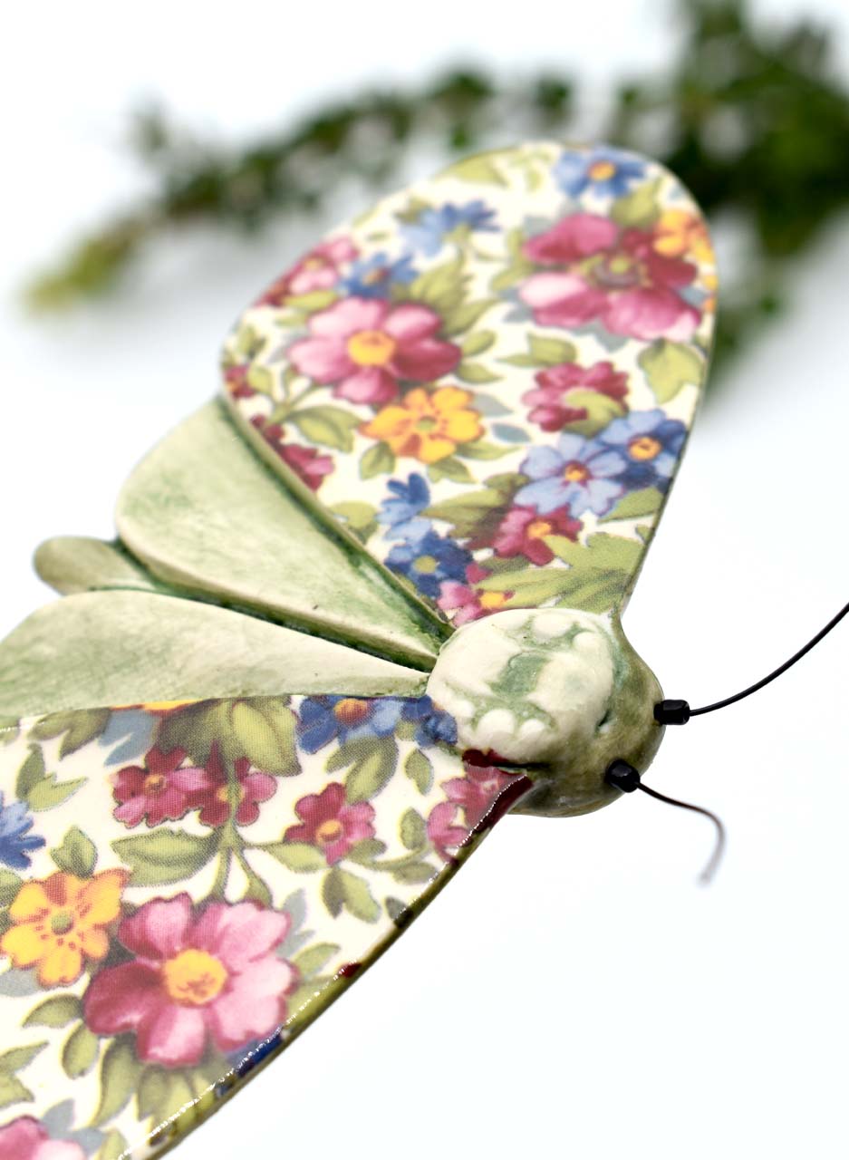 Wildflowers On Green Moth - Kirsty Gardiner - Image 3