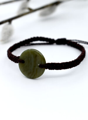 Pounamu Bracelet - Amber Dawn