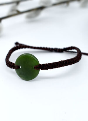 Pounamu Bracelet - Amber Dawn