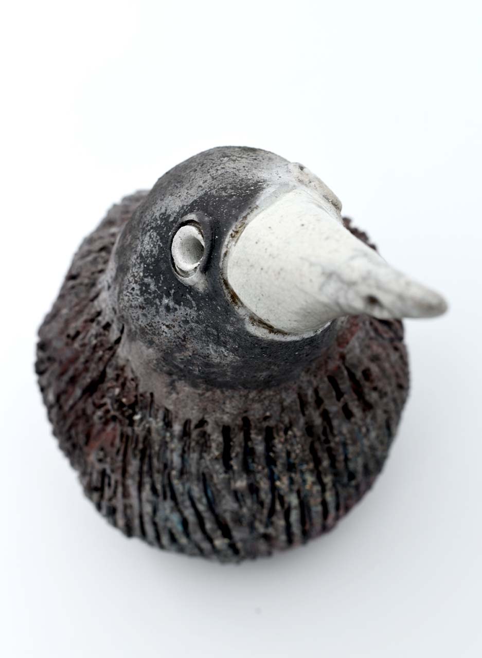 Raku Kiwi - LJH Pottery - Image 2
