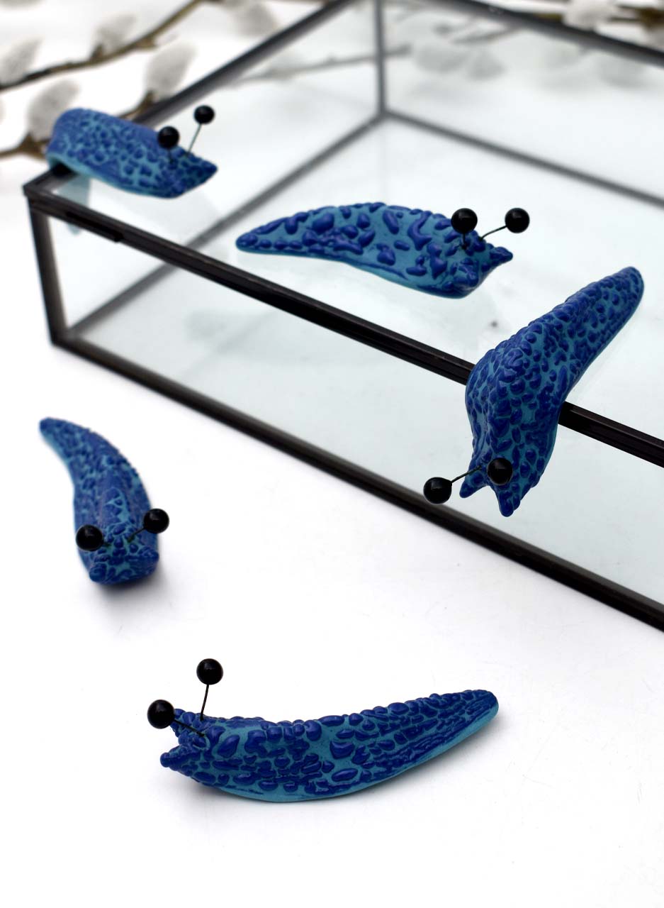 Fruity Flat Slug (Blue) - Lava Ceramics - Image 2
