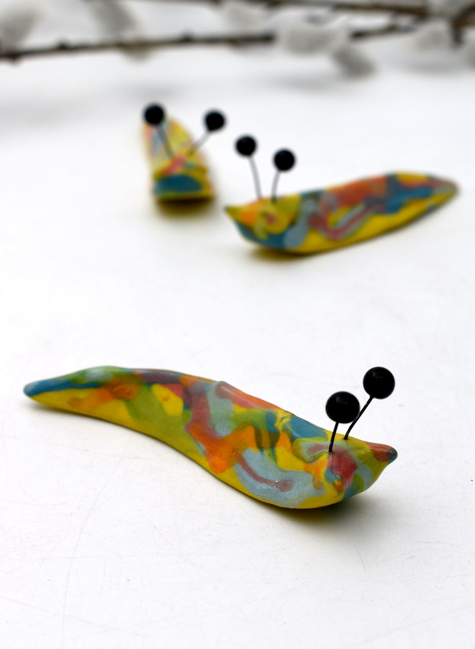 Fruity Flat Slug (Rainbow) - Lava Ceramics