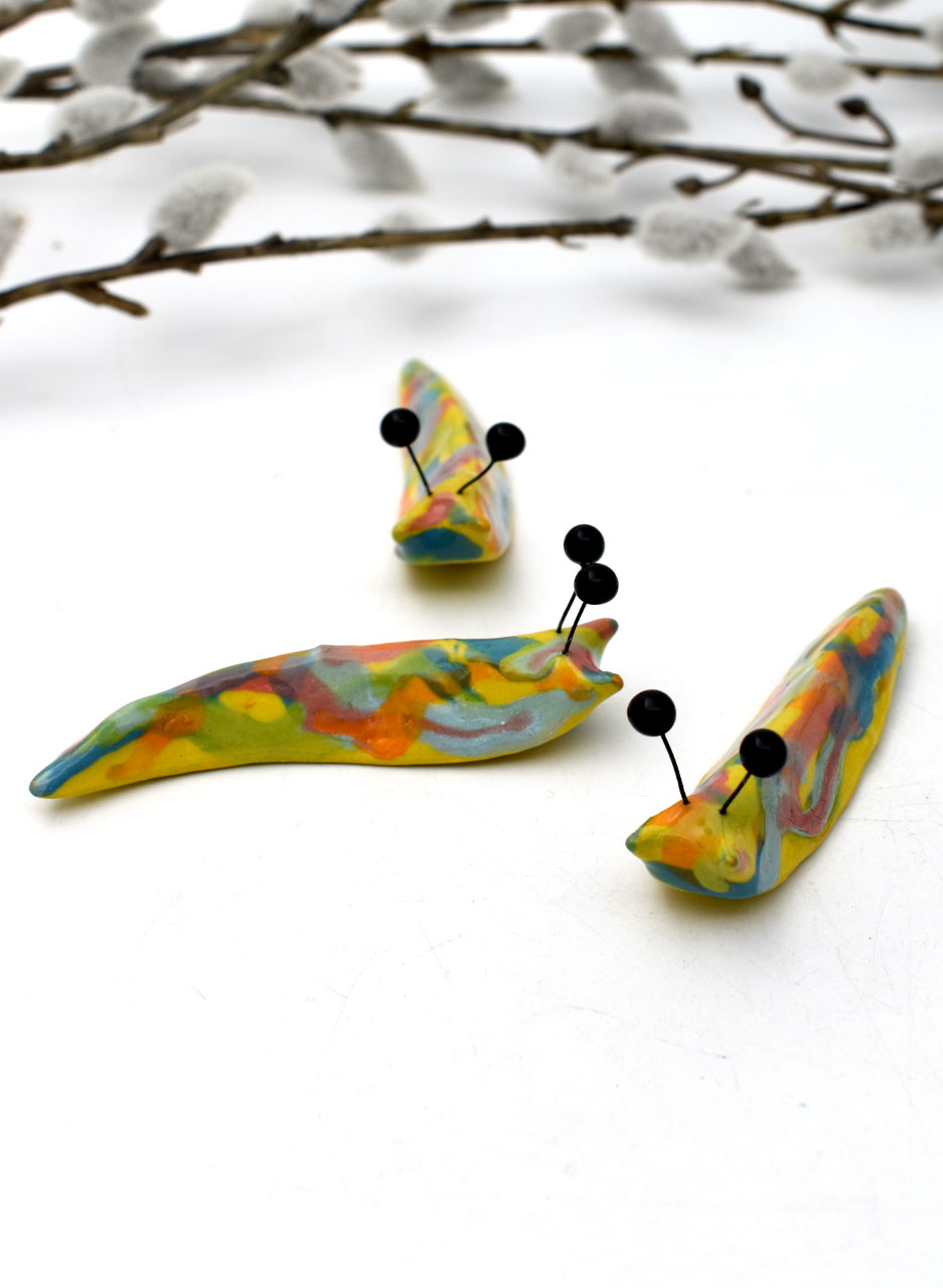 Fruity Flat Slug (Rainbow) - Lava Ceramics - Image 2