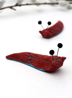 Fruity Flat Slug (Red) - Lava Ceramics