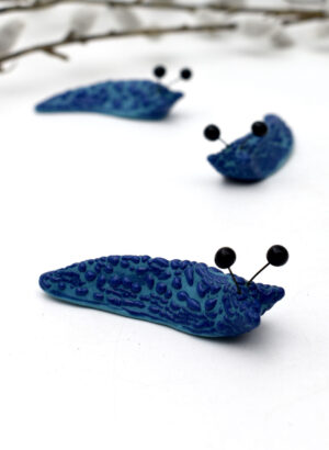 Fruity Flat Slug (Blue) - Lava Ceramics