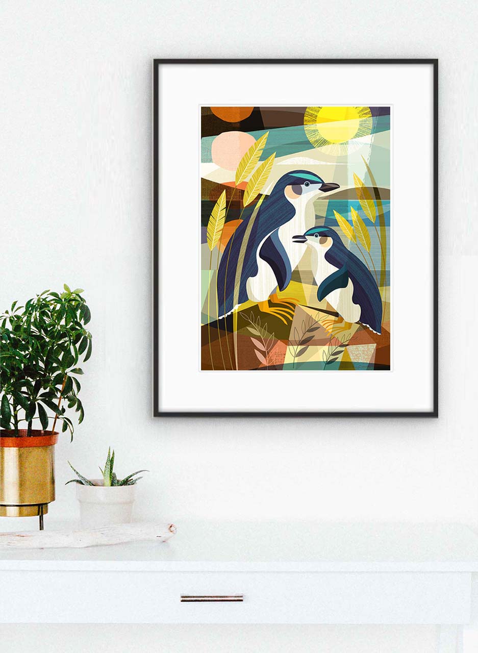 Little Blue (Print) - Ellen Giggenbach