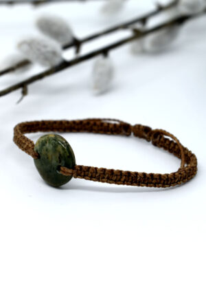 Pounamu Bracelet - Amber Dawn